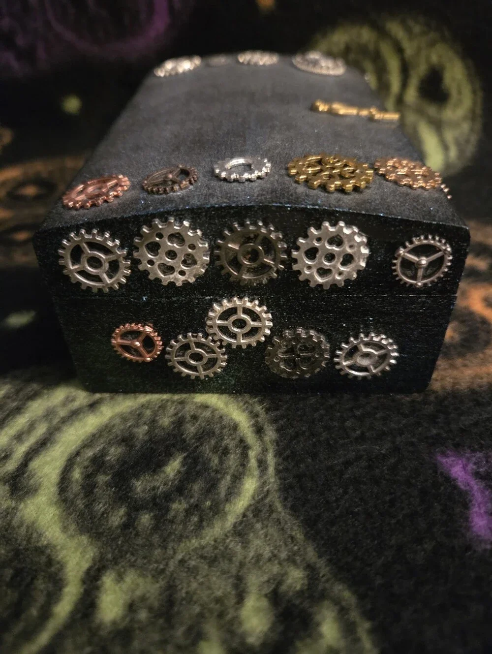 Steampunk Gears Jewelry Box